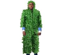 Generico Robe Ghillie | Robe à Feuilles pour La Chasse,Robe Gilly pour Photographie Naturaliste, Observation des Oiseaux, Halloween, Chambre pour, Maison sur l'arbre