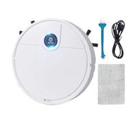 Genérico Robot aspirateur, automatique intelligent avec aspiration puissante, nettoyage des sols et balayage pour maison, appartement, chambre, poils d'animaux et nettoyage