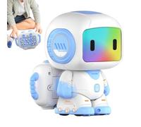 Genérico Robot avec télécommande - Jouet interactif, intelligent et rechargeable avec musique et lumières | Robot programmable pour école, fête ou voyage
