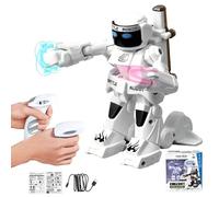 Genérico Robot avec télécommande pour - Robot de Boxe Intelligent 2,4 G | Battle avec Couleur LED lumière LED Qui Change de Couleur, Jeux pour familles, garçons et Filles