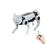 Generico Robot Chien - Jouets Robotiques | Kit Solaire Pour Interactif Tactile Marche Parle Garçons Filles Cadeaux Noël Anniversaire Éducation Scientifique Chiot Électronique