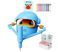 Genérico Robot de dessin pour , jouet intelligent de créativité pour peindre et apprendre avec 100 cartes, robot d'art et de peinture | pour d'âge préscolaire, élèves, famille et amis