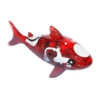 Genérico Robot Fish Toy - Water Activated Bath Toys, Water Activated Glowing Robot Fish Bathtub Toy, Automatic Swimming Motion with LED Eyes, Soft Silicone Safe Toys for Kids Bath Time Ages 2-5