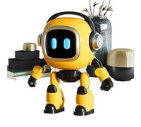 Generico Robot jouet télécommandé - ABS 9,5 x 5,5 x 13 cm Smart Companion | Robot RC rechargeables avec détection de gestes avec interaction vocale AI, apprentissage du jeu, contrôle rem