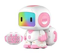 Genérico Robot pour programmable Intelligent interactif Rechargeable avec Musique légère, Cadeau pour Fille et garçon, Famille, école en Plein air