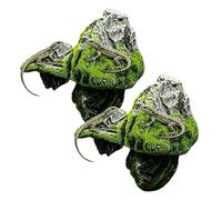 Genérico Roca Lot de 2 cintres en mousse artificielle en résine avec ventouses flottantes 3D Pour terrarium, aquarium, tortues, serpents et poissons