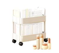 Genérico Rolling Cart - Multi-Tier Mobile Shelving on Wheels | Heavy Duty Kitchen Storage and Slide out Organizer, Rolling Storage Cart