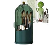 Generico Rotating Makeup, Cosmetics With Dustproof Cover - 360 Degree Rotatable Desk Storage Container For Cosm Surprise Present That Expresses Your Caetics, Nail, Art Supply