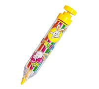 Genérico Rotating Press Crayons - Poignée ergonomique antidérapante, matériau sûr, mécanisme durable, break resistant Tip | Girls Artists Travel Classroom Home School Indoor Creative Drawing