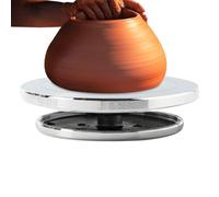 Generico Roue pivotante pour Sculpture - Pivotant en d'aluminium | Outil d'argile céramique à manivelle | Fournit Une Rotation de 360 degrés pour Une Utilisation en Classe en Studio Domestique