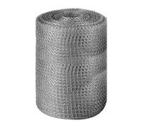 Generico Rouleau de maille en acier inoxydable,Couverture de verrouillage des invités indésirables à double couche feuille avec trou robuste écran fle