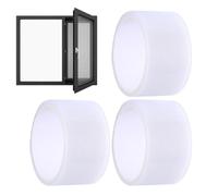 Generico Ruban adhésif pour écran | 3 rouleaux de 5 cm x autocollant imperméable | Kit de réparation de filet de fenêtre | Pour trous déchirés portes écran extérieur intérieur maison