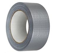 Generico Ruban adhésif toile américain renforcé 50 mm 25 m rouleau argent câble colle