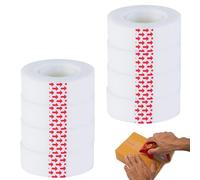 Genérico Ruban adhésif transparent de rechange invisible pour distributeur | 8 rouleaux - Ruban adhésif d'emballage pour emballage en mouvement Largeur 0,71 x longueur 984,25 pouces