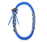 Genérico Ruban de remise de diplôme - Guirlande de remise de diplôme artisanale 120 cm, ruban de promotion 2026 - Pour femmes, hommes, diplômés, étudiants de dernière année, cérémonie de fin