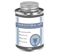 Generico Ruban Électrique Liquide: Ruban Isolant Liquide Imperméable, Scellant Isolant Pour Câbles De 125 Ml | Adhésif Isolé Pour Liquide Pour Composants électroniques Pour L'amélioration De