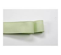 Generico Ruban en coton mousseline de soie couleur vert sauge 25 mm x 25 m