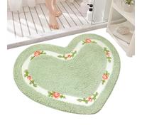 Generico Rugs sets Heart Shaped Shaggy Rug, Quick Dry Floor Rug for Appartment, Household Anti Slip Bathroom Floors Love Mat for Apartments Bedrooms Ornaments fors Cafes, Restaurants