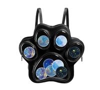 Generico Sac à bandoulière - Avec fenêtre transparente à thème Anime, Sélection de sacs à bandoulière pour filles, pour plage, voyage, festival de musique campus universitaire adolescents fans et