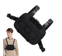 Generico Sac à bandoulière de, sac à bandoulière, sac étanche avec grand espace de rangement | portable léger pour outils, gadgets, lunettes de soleil, clés, cartes, Noir , Fare riferimento alla
