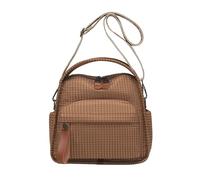 Genérico Sac à bandoulière pour femme, grande capacité, fermeture éclair, plusieurs poches, en nylon pour femme, pour les voyages, l'université, le shopping, les rendez-vous, l'utilisation quotidienne