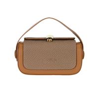 Genérico Sac à bandoulière - Sac de voyage - Avec rabat en tissu, poignée et fermeture éclair, design élégant pour femmes et femmes, pour affaires, réunions, mariages, w nds et anniversaires