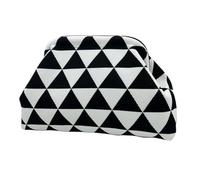 Genérico Sac à bille - Sac d'embrayage au crochet | Élégant sac léger pour femme voyage de mariage décontracté, Triangle noir, Consulte la descripción