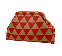 Genérico Sac à bille - Sac d'embrayage au crochet | Élégant sac léger pour femme voyage de mariage décontracté, Rouge - triangle, Consulte la descripción