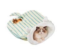 Generico Sac à chat | Refuge Semi-fermé pour le sommeil des animaux domestiques | Lit pour chats lavable sûr et chaud - Pour chiots petits animaux chambre à balcon intérieur extérieur saisons