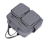 Genérico Sac à dos à couches, durable et élégant, sac à dos de voyage pour maman, sac à dos, sac à main, sac à main de maternité pour bébé de grande capacité, unisexe pour mamans et papas, gris