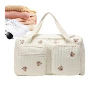 Genérico Sac à dos à couches - Sac à langer avec compartiment ours animé - Sac portable pour bébé | Pour voyage, maison, shopping, déplacement, travail, hôpital, utilisation quotidienne