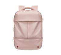 Generico Sac à dos de voyage avec vide, extensible 50L grande capacité sac à dos valise, équipement de camping pour randonnée voyage d'affaires, rose, riferimento alla descrizione