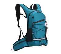 Genérico Sac à dos d'hydratation - Sac à dos léger imperméable réglable 20 litres de randonnée pour homme, pour course à pied, vélo, montagne, ski, camping, sports de plein air moto, Bleu lagon