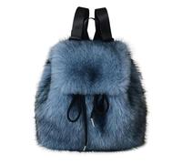 Generico Sac à dos doux en peluche | femme avec cordon - sac à dos d'hiver avec épaule réglable, pour filles, idéal pour les excursions hivernales, les voyages en plein air et comme