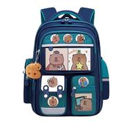 Generico Sac à dos drôle | Adorable sac d'école cartographe, grand sac à dos imperméable avec badges de cartes de sac, fournitures scolaires pour , vert, riferimento alla descrizione, Se