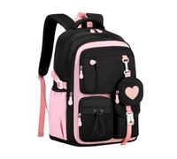 Generico Sac à dos enfant - Sac d'école léger avec compartiments spacieux, sangles réglables, fermetures éclair résistantes | pour étudiants primaires, adolescentes, garçons, enfants, amis