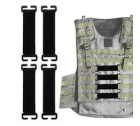 Genérico Sac à dos Fragments - 4 bandes de patch doux pour sacs à dos simples, accessoires Moll de lumière, patchs, bandes d'affichage pour sacs à dos, noir, Consulte la descripción