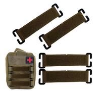 Genérico Sac à dos Fragments - 4 bandes de patch doux pour sacs à dos simples, accessoires Moll de lumière, patchs, bandes d'affichage pour sacs à dos, Kaki, Consulte la descripción