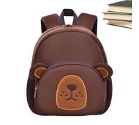 Generico Sac à dos imperméable pour , motif animaux de dessin animé | Sac à dos de grande capacité pour enfants, pour vacances, école, excursions, usage quotidien, maternelle, école, enfance