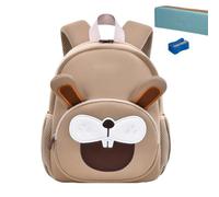 Generico Sac à dos imperméable pour , motif animaux de dessin animé | Sac à dos de grande capacité pour enfants, pour vacances, école, excursions, usage quotidien, maternelle, école, enfance