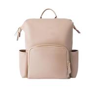 Genérico Sac à dos pour couches - Sac à langer - Voyage Baby Bag | Sac à langer résistant à l'eau Sac à dos PU Leather Mommy pour unisexe, Crémeux, Consulte la descripción