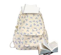 Generico Sac à dos pour étudiants - Sac d'école mignon, design pour filles | voyage spacieux avec grande capacité, pour les adolescents du collège, détient les caisses à crayons, bleu, Fare