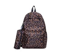 Genérico Sac à dos scolaire Grande capacité Fermeture éclair | Sac à dos scolaire imprimé guépard pour hommes, femmes, jeunes, étudiants, voyageurs, université, w nd