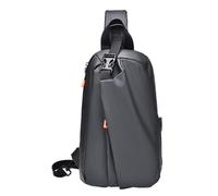 Genérico Sac à dos spacieux | Sac à dos de voyage | les jours transportent un paquet de poitrine | Sac à dos Crossbodyy polyvalent à la mode | Petits sacs à bandoulière pour homme, noir