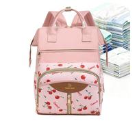 Generico Sac à langer | imperméable de grande capacité fourre-tout maternité - sac de voyage pour bébé avec table à langer confortable, pour papa maman, père, femmes, hommes garçons filles, rose,
