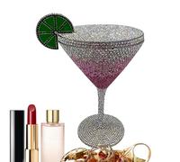 Genérico Sac à main en forme de coupe élégant pour femmes qui aiment les fêtes nocturnes et les célébrations, A, Consulte la descripción