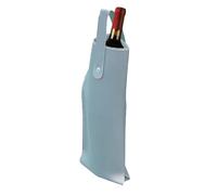 Genérico Sac à poignées pour vin de plage, sac à anses pour vin, porte-bouteille en cuir avec pour le dîner le jour de la Saint-Valentin, Bleu cyan, Consulte la descripción, Voir description