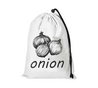 Generico Sac à pommes de terre - Étui avec cordon pour ail oignons pommes de terre - Grand récipient alimentaire réutilisable avec fermeture éclair latérale pour garde-manger cuisine maison fruits, B
