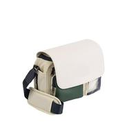 Generico Sac bandoulière for Appareil Photo, idéal for Les Voyages et la Photographie, avec Fermeture magnétique, à 15° Plusieurs Compartiments(Off White,L)