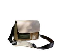 Generico Sac bandoulière for Appareil Photo, idéal for Les Voyages et la Photographie, avec Fermeture magnétique, à 15° Plusieurs Compartiments(Off White,S)